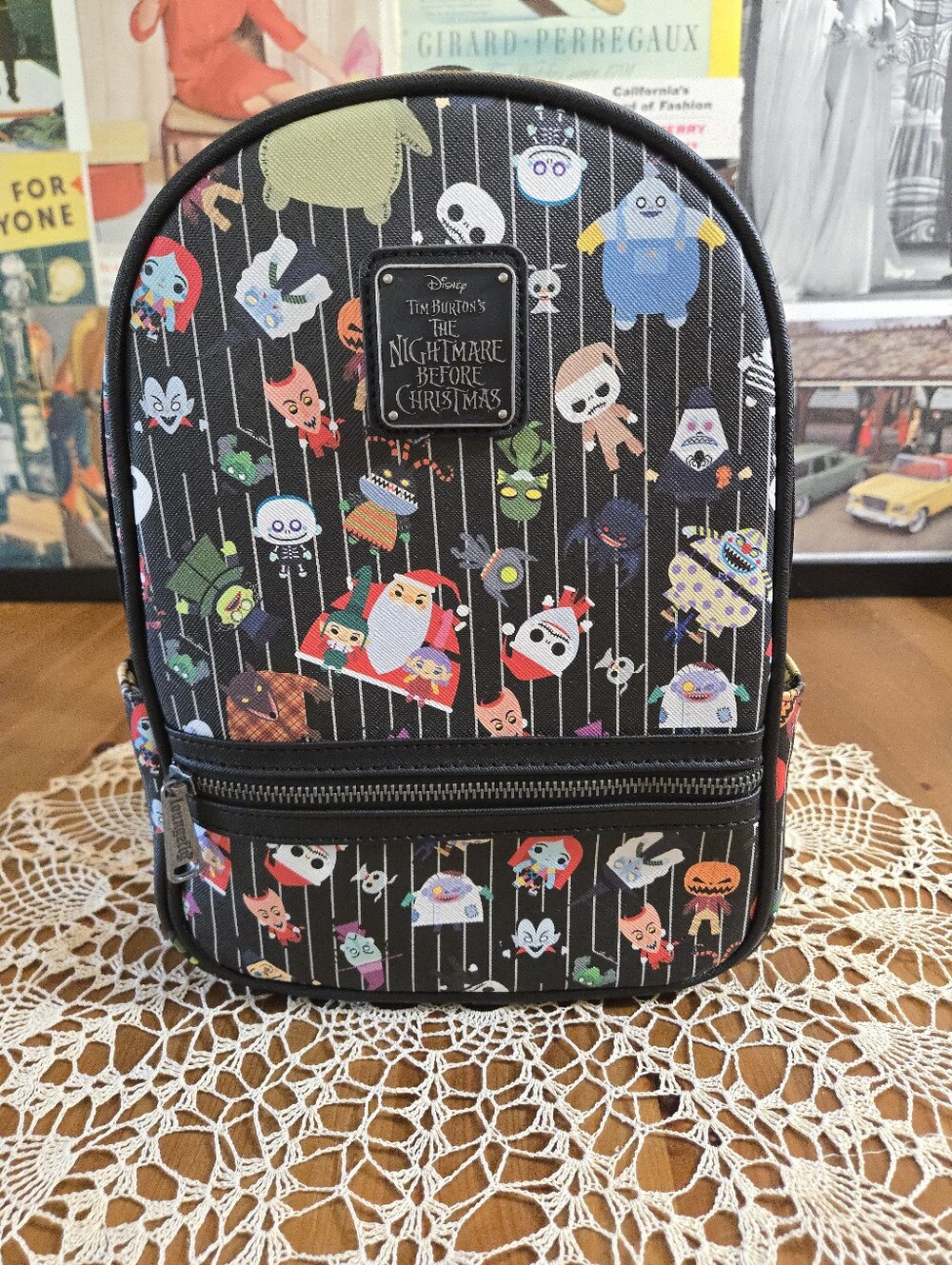 Loungefly x Disney The Nightmare Before Christmas Chibi Mini Backpack